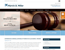 Tablet Screenshot of mdmillerlaw.com